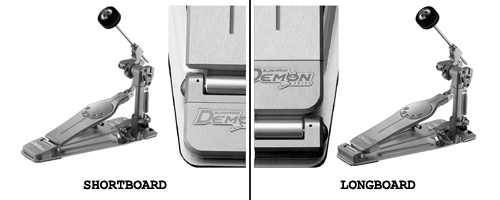 pedali batteria shortboard longboard
